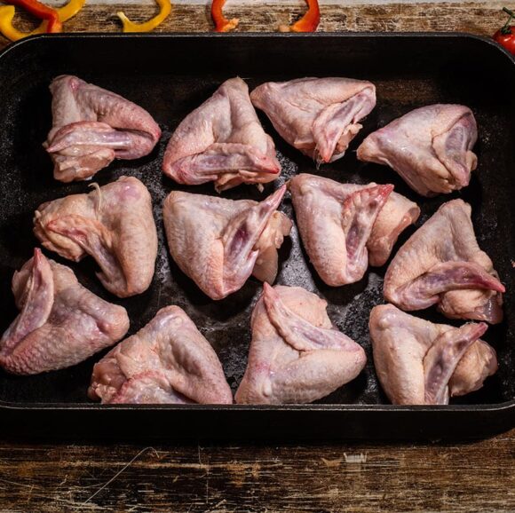 grass fed free range chicken wings