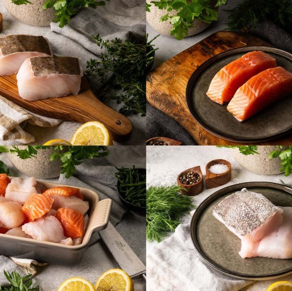 Introductory fresh fish box delivered