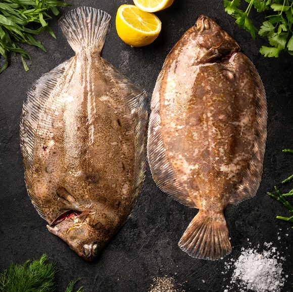 Fresh Lemon Sole (1 x Whole Fish 340g-450g)