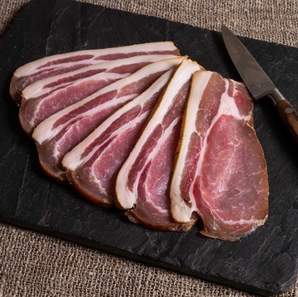 Dorset Dry Cured Back Nitrite & Nitrate Free Bacon, Smoked (250g)