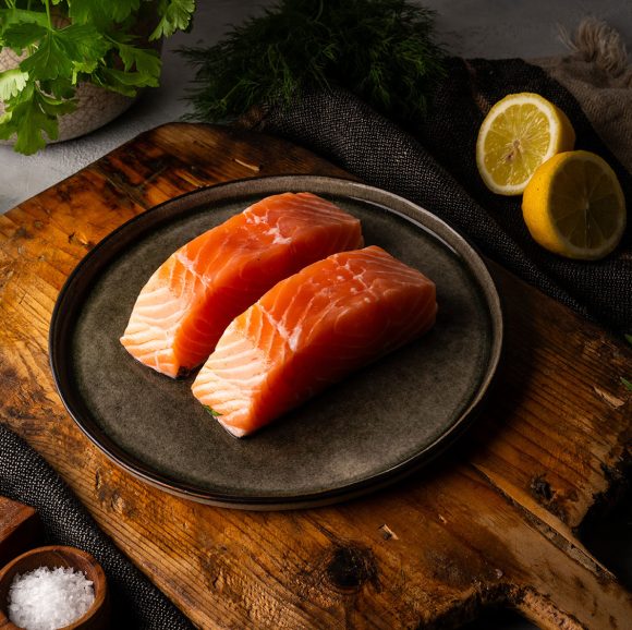 Fresh Scottish Salmon Portions (2 x Portions Per Pack)